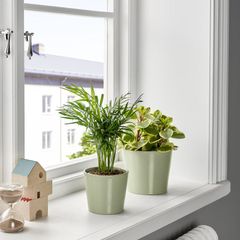 BROKSPIREA ブロークスピレア 鉢カバー, ライトグリーン IKEA