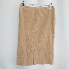 ◇ Θ Spick & Span スピック＆スパン 膝丈 タイト スカート サイズM ブラウン レディース E  【1409100037456】