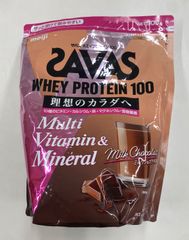 ザバス ホエイプロテイン100 マルチビタミン＆ミネラル ミルクショコラ風味 ( 900g )/ ザバス(SAVAS)　賞味期限　25年6月