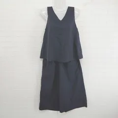 ◇ titivate ティティベイト フォーマル ノースリーブ オールインワン サイズF ネイビー系 レディース E  【1304100015612】