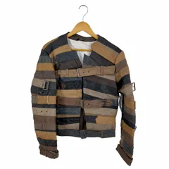 メゾンマルタンマルジェラ Maison Martin Margiela 復刻 12AW 再構築 レザーベルト モーターサイクルジャケット メンズ import：M のサムネイル