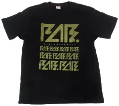 【中古】Tシャツ RAB(リアルアキバボーイズ) Tシャツ(プリント：ゴールドラメ) ブラック XLサイズ 