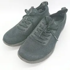 ◇ Θ SKECHERS スケッチャーズ Massage Fit レースアップ スニーカー サイズ25 ブラック系 レディース E  【1507080010015】