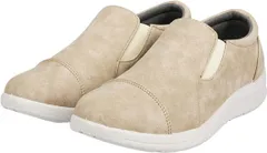 スニーカー レディース スリッポン 軽量 幅広 3E サイドゴア ローカット ウォーキングシューズ 軽い 黒 ブラック シンプル 履きやすい カジュアルシューズ htc98 オーク 23.0cm