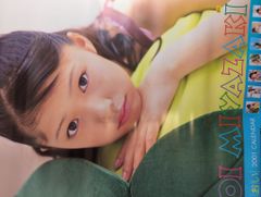 TRY-X B2カレンダー 宮崎あおい 2001年カレンダー