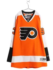 【お得なクーポン配布中!】 フライヤーズ ホッケー ジャージ メンズ XXL / NHL オフィシャル リーボック アイスホッケー ユニフォーム 長袖シャツ 重ね着 大きいサイズ