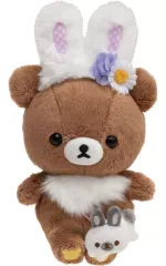 【中古】ぬいぐるみ チャイロイコグマ あつめてぬいぐるみ お花畑の小さな子うさぎテーマ 「リラックマ」
