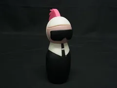 ■極美品■ FENDI フェンディ カール ラガーフェルド モバイルバッテリー 充電器 携帯 ブラック系×ピンク系 FJ2950