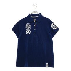 中古 レディース パーリーゲイツ PEARLY GATES 半袖ポロシャツ 1(M) 紺 ネイビー 春夏のサムネイル