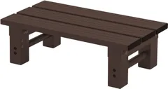 新品 ガーデンマスター(Gardenmaster) アルミ踏み台1段 幅54×奥行26.5×高さ17cm 玄関台 バルコニー ベランダ デッキ 縁台 段差解消 介護 フラワースタンド ガーデンマスター ダークブラウン YM-540S