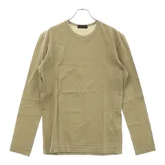 Y's (ワイズ) ロゴプリント クルーネック 長袖Tシャツ カットソー カーキ MX-T96-951のサムネイル