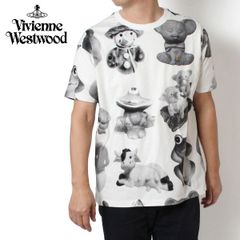 25SS新作モデル ヴィヴィアン・ウエストウッド Vivienne Westwood メンズトイプリント CLASSIC Tシャツ【FIGURINE】 3G010013 FIGURINE/【2025SS】l-tops