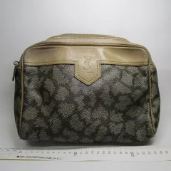 イヴサンローラン　セカンドバッグ　動物柄