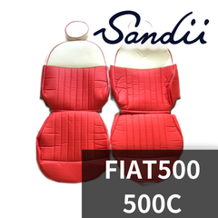 FIAT500 500C  サンディ シートカバー アウトレット品_300