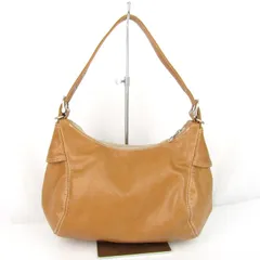 サザビー ハンドバッグ レザー 日本製 鞄 カバン ブランド レディース ブラウン SAZABY 【中古】