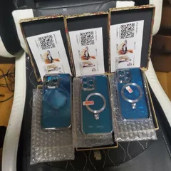 15PM 13PM 13P HGUTREY【スタンド機能付き・アクションボタン】 iPhone 用 ケース クリア ロック付き CDリング・MagSafe対応 9H強化ガラス PC背面 カメラレンズ保護