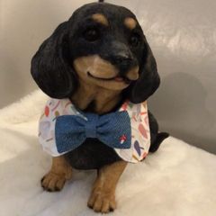 リバーシブルワンちゃん　リボン付きスタイ