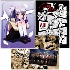 [중고] 클리어 파일 천사 클리어 파일 세트 [이치 반 쿠지 쿤 캐릭터 와루도 Angel Beats!] F상