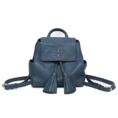 良品⭐︎ トリーバーチ リュック 巾着 レザー タッセル エンボスロゴ