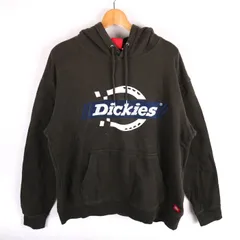 ディッキーズ パーカー フーディー 長袖 コットン100% トップス レディース Lサイズ カーキ系 Dickies 【中古】のサムネイル