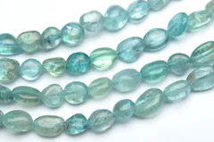 アパタイト 4x8mm チップ ミニタンブル さざれ １連（約３８ｃｍ） パワーストーン 天然石 _R1996