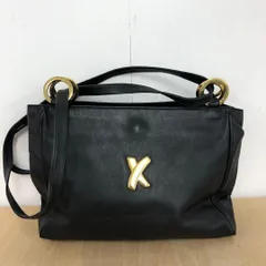 By Paloma Picasso ショルダーバッグ レザー 黒　★ ■■