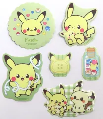 【中古】シール・ステッカー ピカチュウ＆ミミッキュ おさいほう道具ステッカーセット 「一番くじ ポケピース ～“PEACE”なおさいほうのひととき～」 J賞