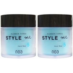 ● 2個セット ナンバースリー スタイルミー ハード ワックス 5 50g ヘアワックス メンズ レディース WAX スタイリング ヘアセット ヘアケア