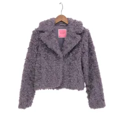 良好 Kate spade ケイトスペード  ファーコート サイズ:155/80A  パープル  レディース 　241011010747
