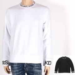 【MICHAEL KORS】KORS トリム ロングスリーブ クルーネック MICHAEL KORS】KORS トリム ロングスリーブ クルーネック