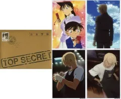 【中古】キャラカード(キャラクター) 江戸川コナン＆安室透 特製生写真(スペシャルブロマイド)4枚セット 「劇場版 名探偵コナン ゼロの執行人」 コナンコレクターズクラブ限定 応募者全員サービス