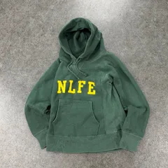 O1 単色タグ 緑 Champion Reverse Weave NLFE チャンピオン リバースウィーブ スウェット パーカー フーディー カレッジ プルオーバー グリーン×イエロー ヘビーウェイト USED サンフェード CW-Y128