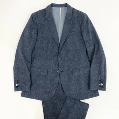 79g24 LANVIN en Bleu ランバンオンブルー セットアップスーツ ジャケット パンツ  LB-6M-51711 50 ブルー メンズ_のサムネイル