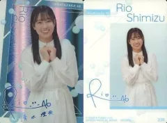 清水理央 直筆サイン ポストカード HMV&BOOKS online限定特典：清水理央（日向坂46）ポストカード