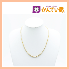 AVALANECHE アヴァランチ 10K イエローゴールド ロープネックレス UKPH000016 50cm 3.2mm ゴールド メンズ