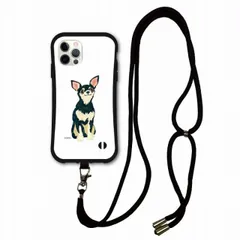 [iPhone11 アイフォン11] スマホショルダー付 アニマル柄 iPhoneSE 第3世代 第2世代 i-coronケース アイフォン 15 Pro Plus Pro Max 14 13 スマホケース カバー 肩掛け 斜め掛け スムースコートチワワ 犬 