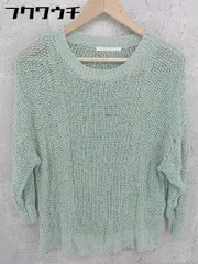 ◇ URBAN RESEARCH DOORS アーバン リサーチ ドアーズ 長袖 ニット サイズOne グリーン レディース 【中古】 【1002802321993】