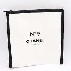良品 シャネル ポーチ N°5 ノベルティ 白 NKG