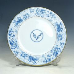 大倉陶園 大皿 プレート 28cm 呉須シルクロード