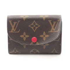 ルイ・ヴィトン LOUIS VUITTON コインケース ポルトモネ ロザリ モノグラム フューシャ M41939 PVCコーティングキャンバス レザー ポルトモネロザリ レディース Used B