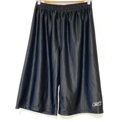 バスパン◎【Reebok】リーボック トレーニング ハーフパンツ ショートパンツ バスケットボール サッカー ランニング 運動 ジム トレーニング スポーツ アクティブ ブラック 黒 メンズ 男性 サイズM／M9790UU