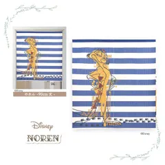 【MINIBOX 暖簾制作工房 正規販売店舗】【匿名配送ネコポス全国送料無料】のれん Disney「ライオンキング GRAPHICS ティモン」85×90cm【日本製】ディズニー タペストリー 目隠し 間仕切り 家紋 暖簾