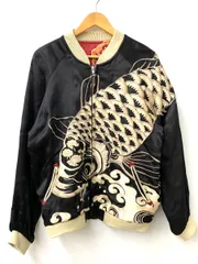 【レア・美品】花旅楽団　スカジャン　レア柄　鶴　鯉　リバーシブル　XS 2025年最新】花旅楽団 鯉 スカジャンの人気アイテム - メルカリ