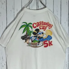 Disney CRUISE LINE S/S TEE XXL オフホワイト ディズニー クルーズライン Mickey Mouse ミッキーマウス ミッキー 両面プリント バックプリント クルーネック ヘビーウェイト 肉厚 半袖 Tシャツ 20202923