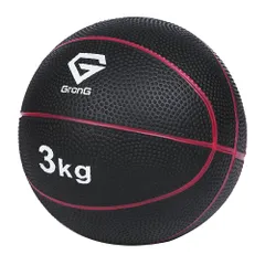 メディシンボール 3kg ウェイトボール 筋トレ ボール トレーニングマニュアル付き 非バウンド GronG（グロング）