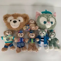 TDR TDS ディズニー シー ダッフィ&ジェラトーニ ぬいぐるみバッジ キーホルダー パスケース等 まとめ セット