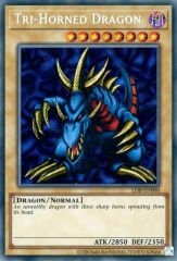 遊戯王 トライホーンドラゴン LOB-EN000 シークレットレア 英語 - メルカリ
