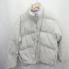 □ ⊇ WYM ウィム バイ リドム　防寒対策 長袖 ダウンジャケット サイズL グレー系 メンズ　レディース E  【1507160020965】のサムネイル