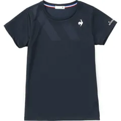 le coq sportif ルコック ソレイユ ゲームシャツ ネイビー M QTWVJA90 NV | スポーツ スポーツ用品 レディース 女性 テニスウェア トップス ソレイユ ゲームシャツ シャツ ドライメッシュ 吸汗速乾 UVカット 練習 試合 トリコ