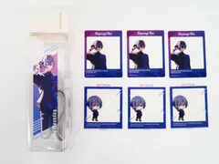 4点セット くじスクエア にじさんじHEROES海の家くじ 小柳ロウ SNS風クリアカード/クリアボトル